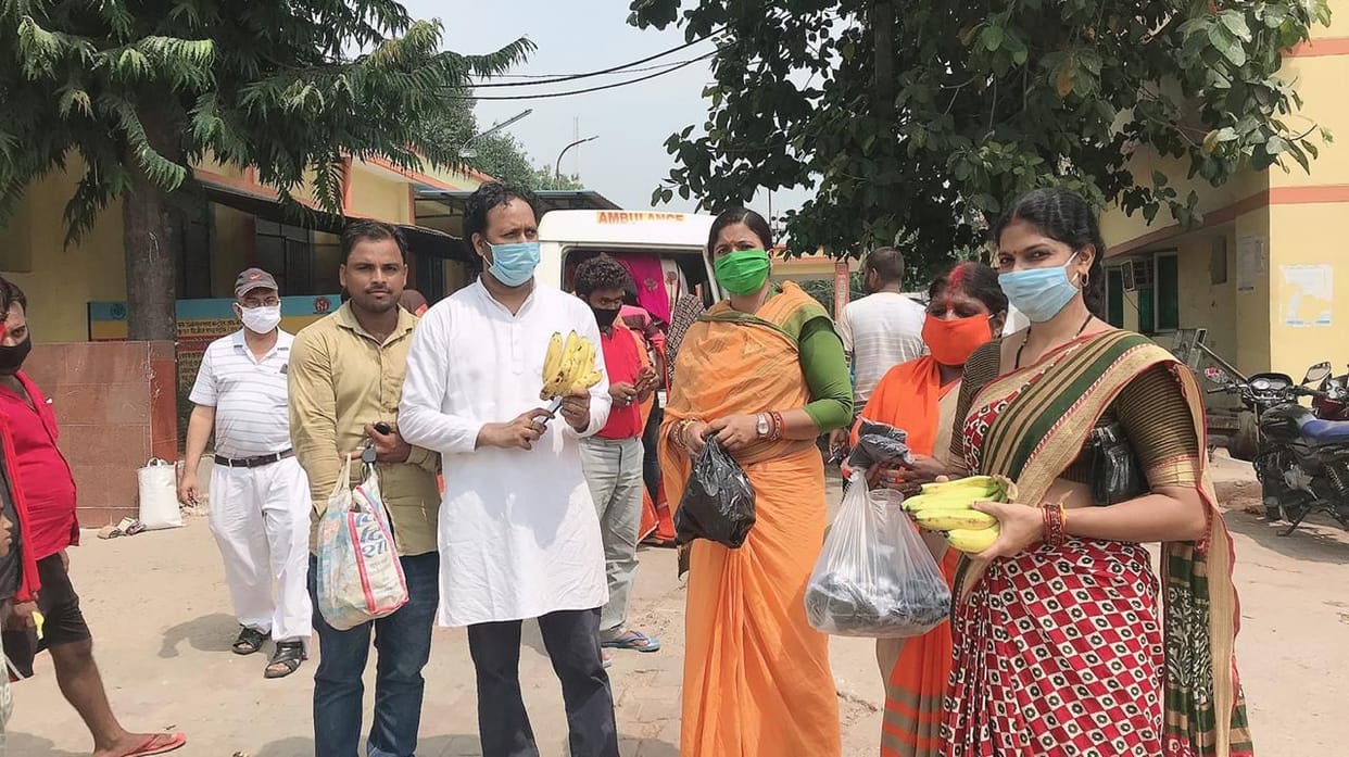 Fruits and equipment distributed on Prime Minister's birthday