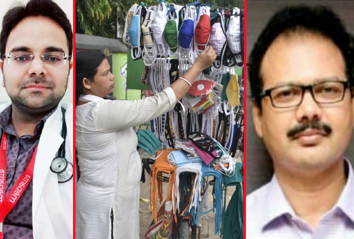 Doctor advice for Mask sold on bicycles and footpath due to corona infection
