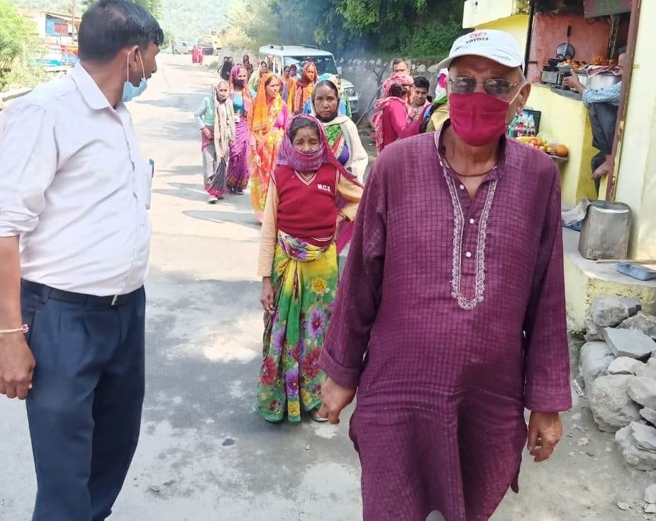 Villagers protest against opening liquor store