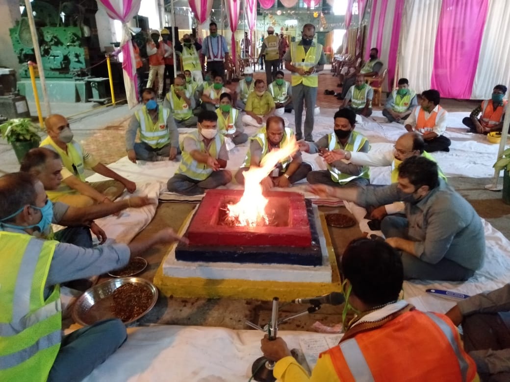 Adisilpi Vishwakarma worshiped in shops and factories