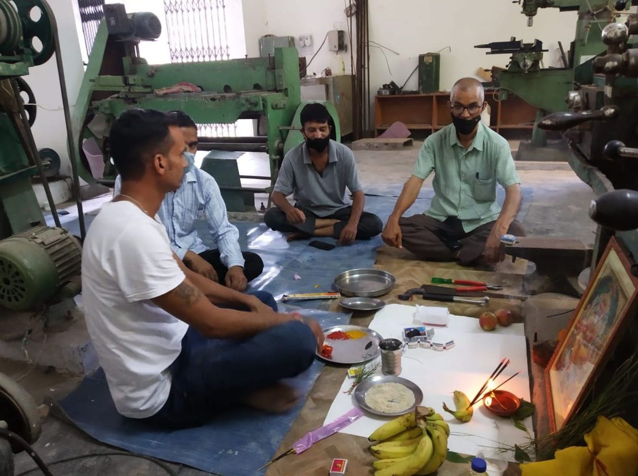 Vishwakarma Day celebrated with enthusiasm with rules