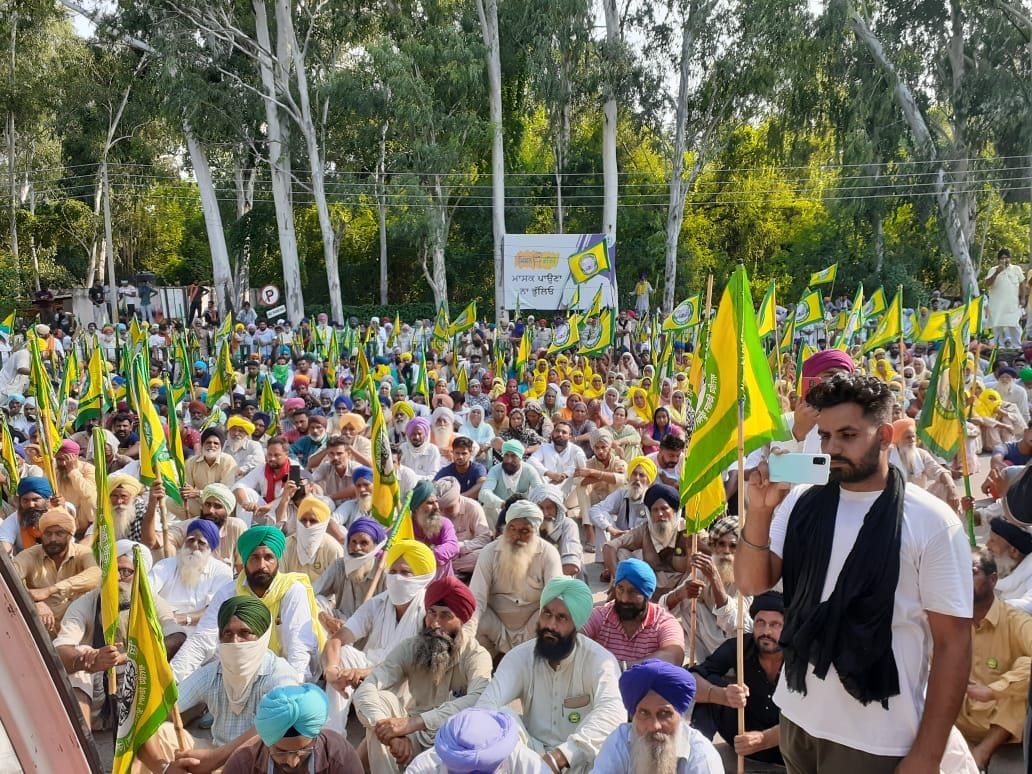 protest against farming ordinance