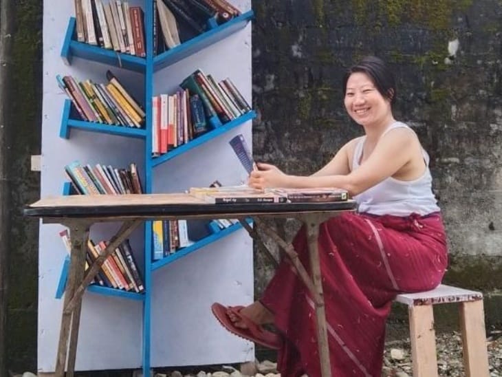 meena gurung free street library initiative for teenagers in arunachal pradesh