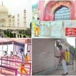 ताजमहल आगरा : गेट किए गए सैनिटाइज