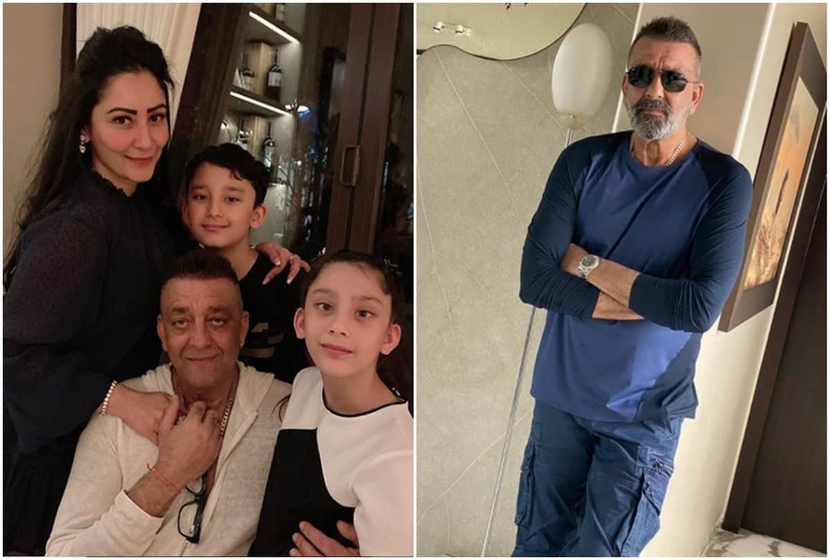 Sanjay Dutt meets his kids after lock down Maanyata Shares Family Picture