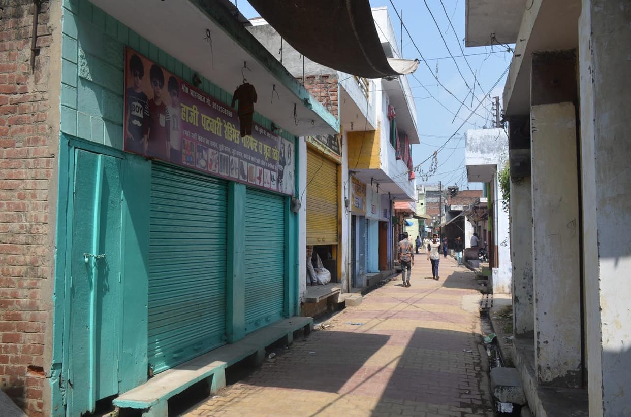 Angry traders closed the market