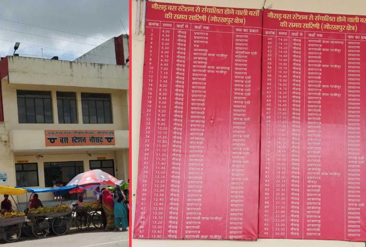 nasudh bus station gorakhpur no one moving from 95 bus station in list