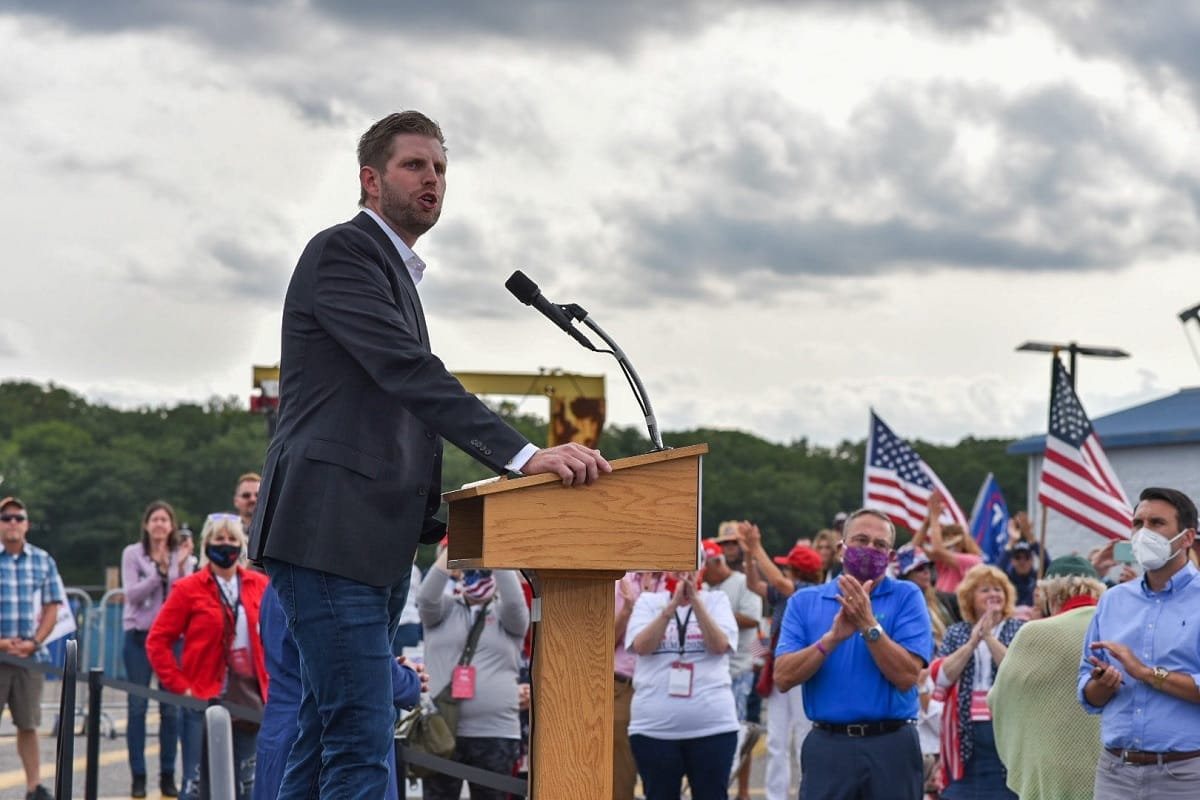 Eric Trump said that Kamala Harris has totally run away from Indian American Community