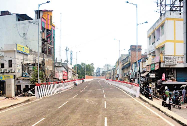 hussainganj flyover ready, traffic will run in lucknow