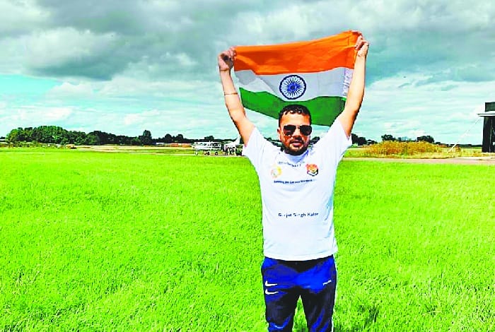 Mohali SP Kaler Sky Diving from 15 Thousand Feet Height for Corona Warriors