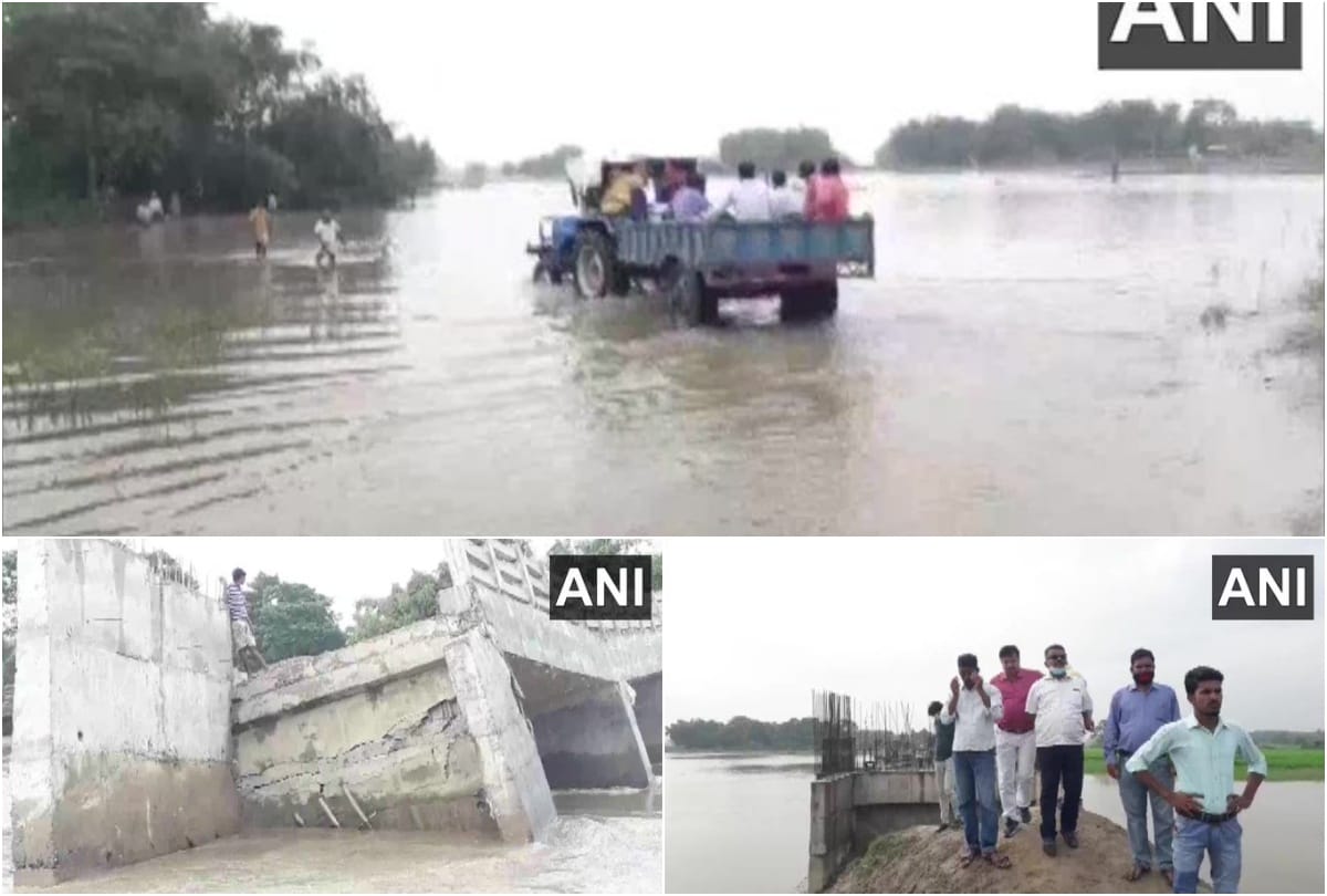 Kishanganj Bihar Bridge News: A bridge in Goabari village washed away before its inauguration water level rise of Kankai river Kishanganj, Bihar