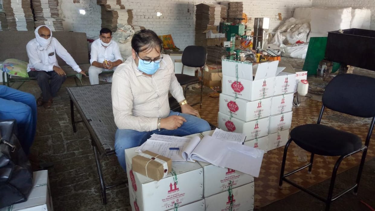 CM flying raid in ghee factory