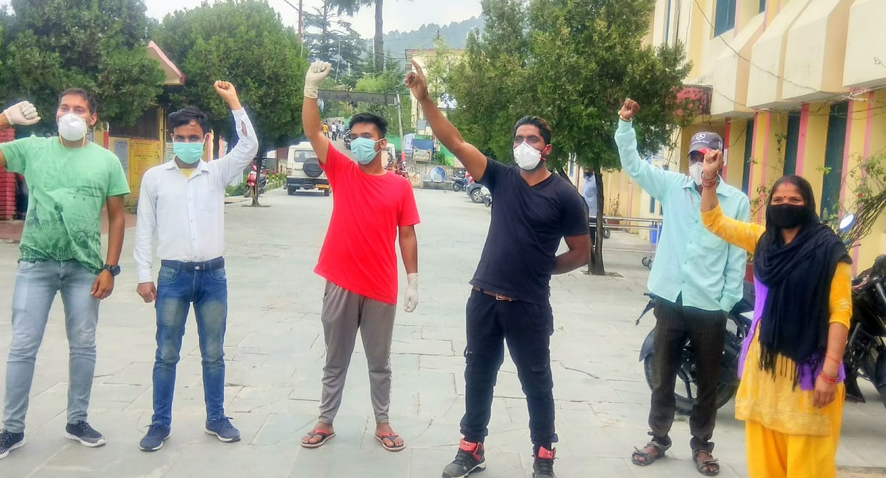 Outsourced workers perform for not getting honorarium for four months
