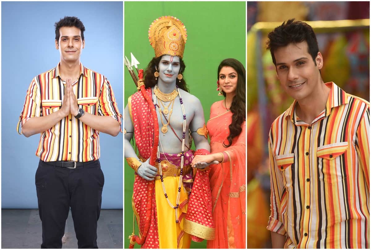 pictures from the set of Ram Pyaare Sirf Humare Nikhil Khurana into Lord Ram avatar