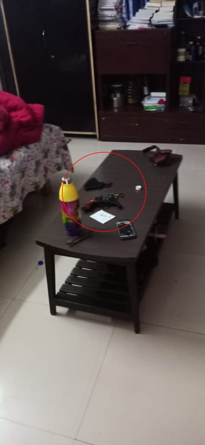 bheemtal latest news: graphic era b tech student shot himself, died