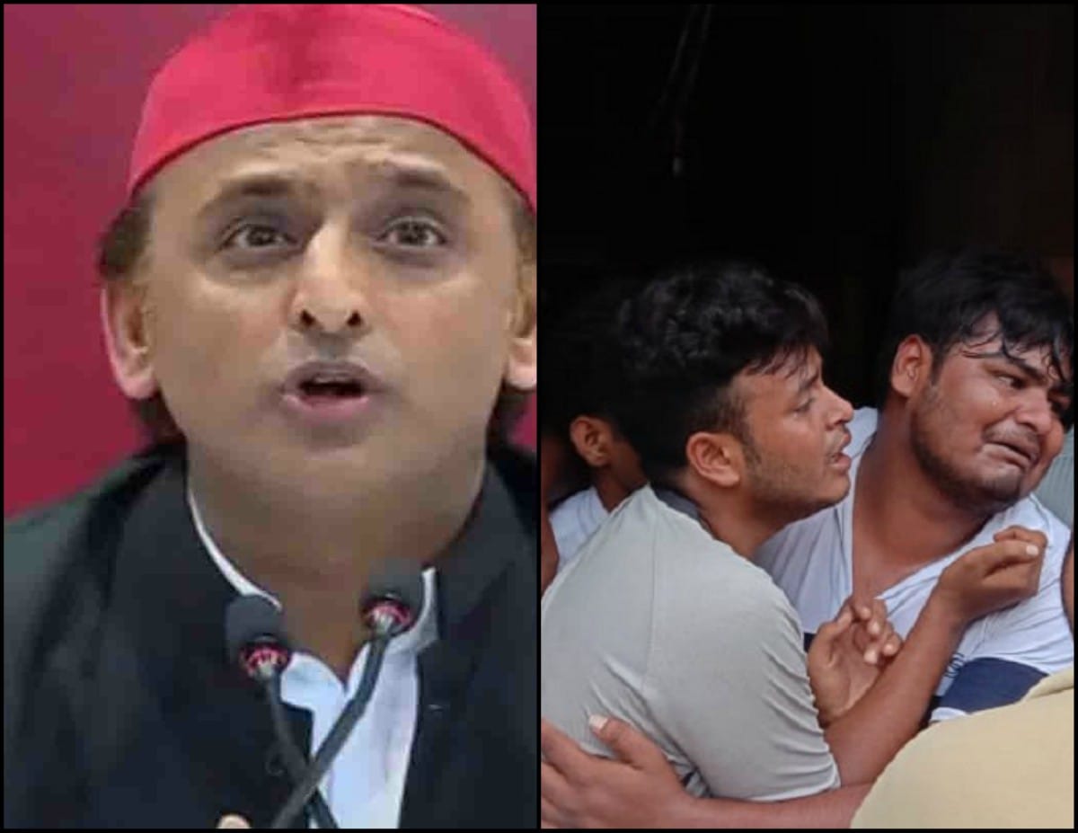 Akhilesh yadav tweet on jaunpur murder son died father injured in gun shot