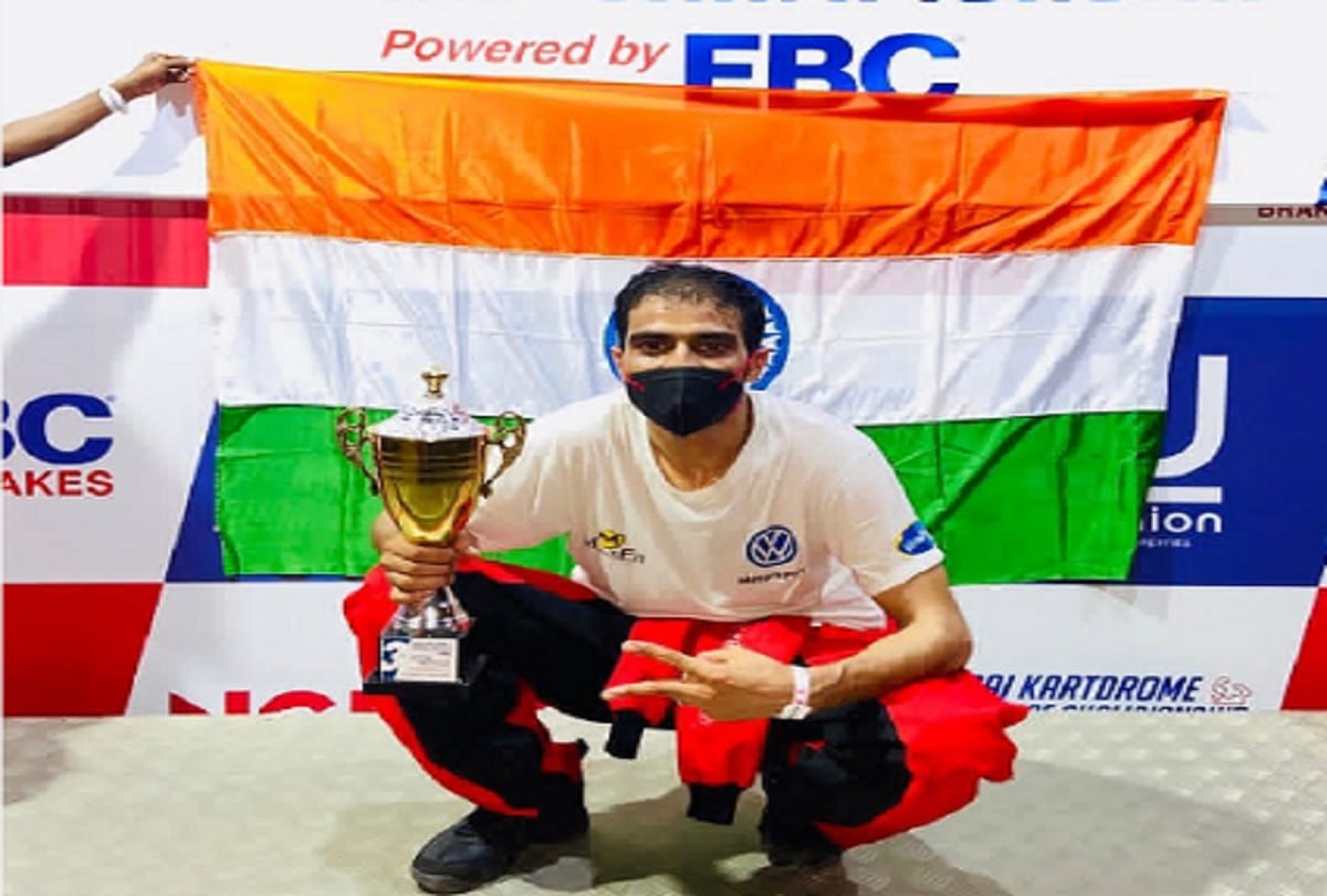 Asrar Wani of Kashmir secured third place in Dubai World Racing Championship