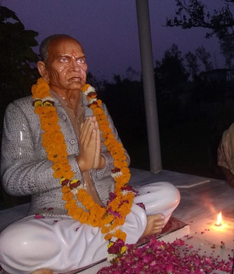 Statue of educationist Radheshyam Pandey installed