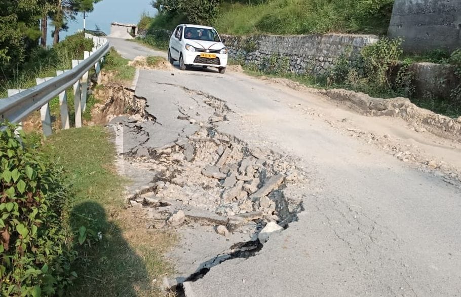 Feast on accident while giving paved road in Palladhina