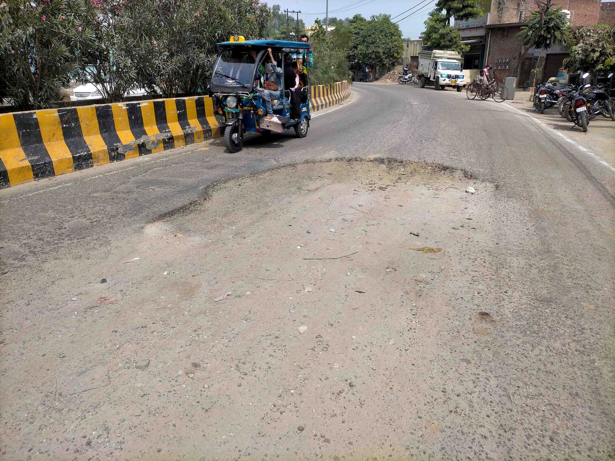 Panipat-Khatima highway pits become deadly