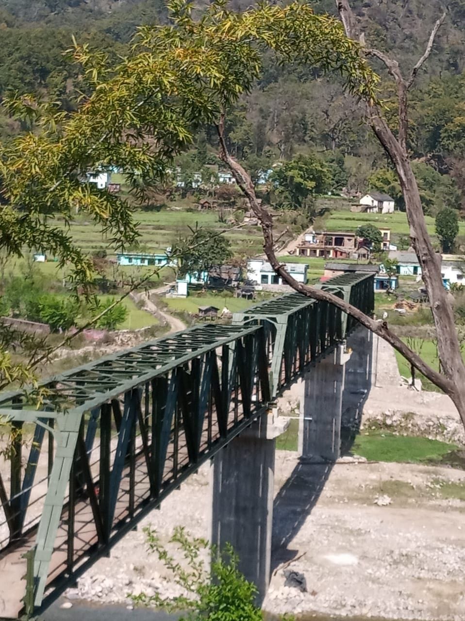 Baha Banja Devi foot bridge ready in disaster