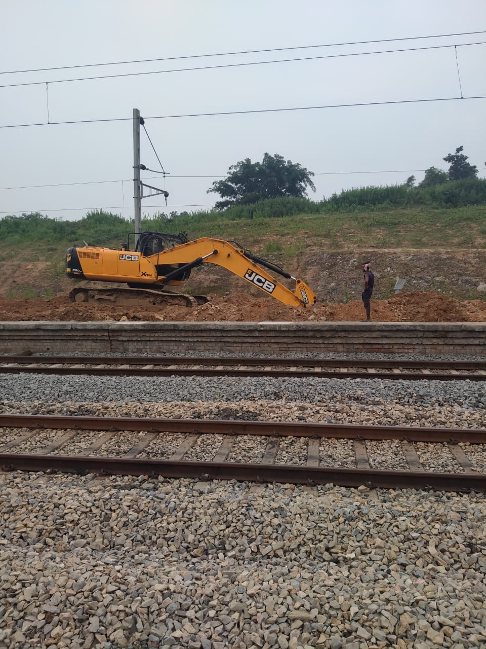 Construction of over bridge started at Dudhgi railway station