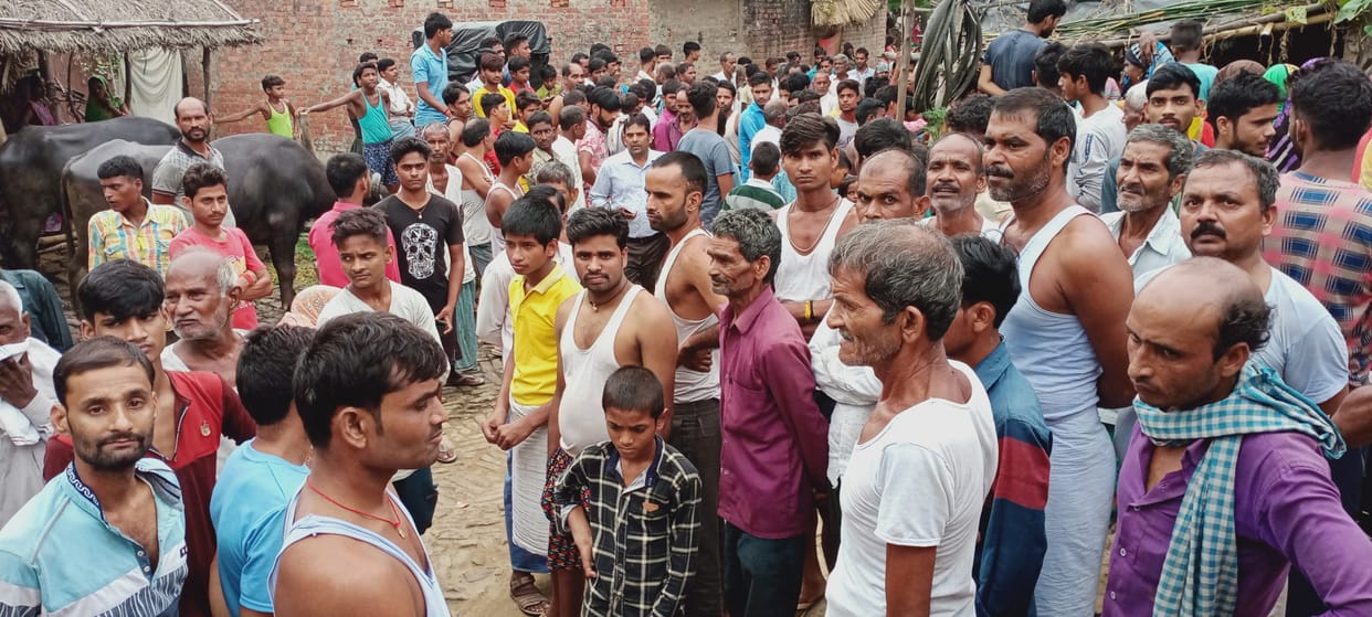 villagers make ruckus after the death of a man