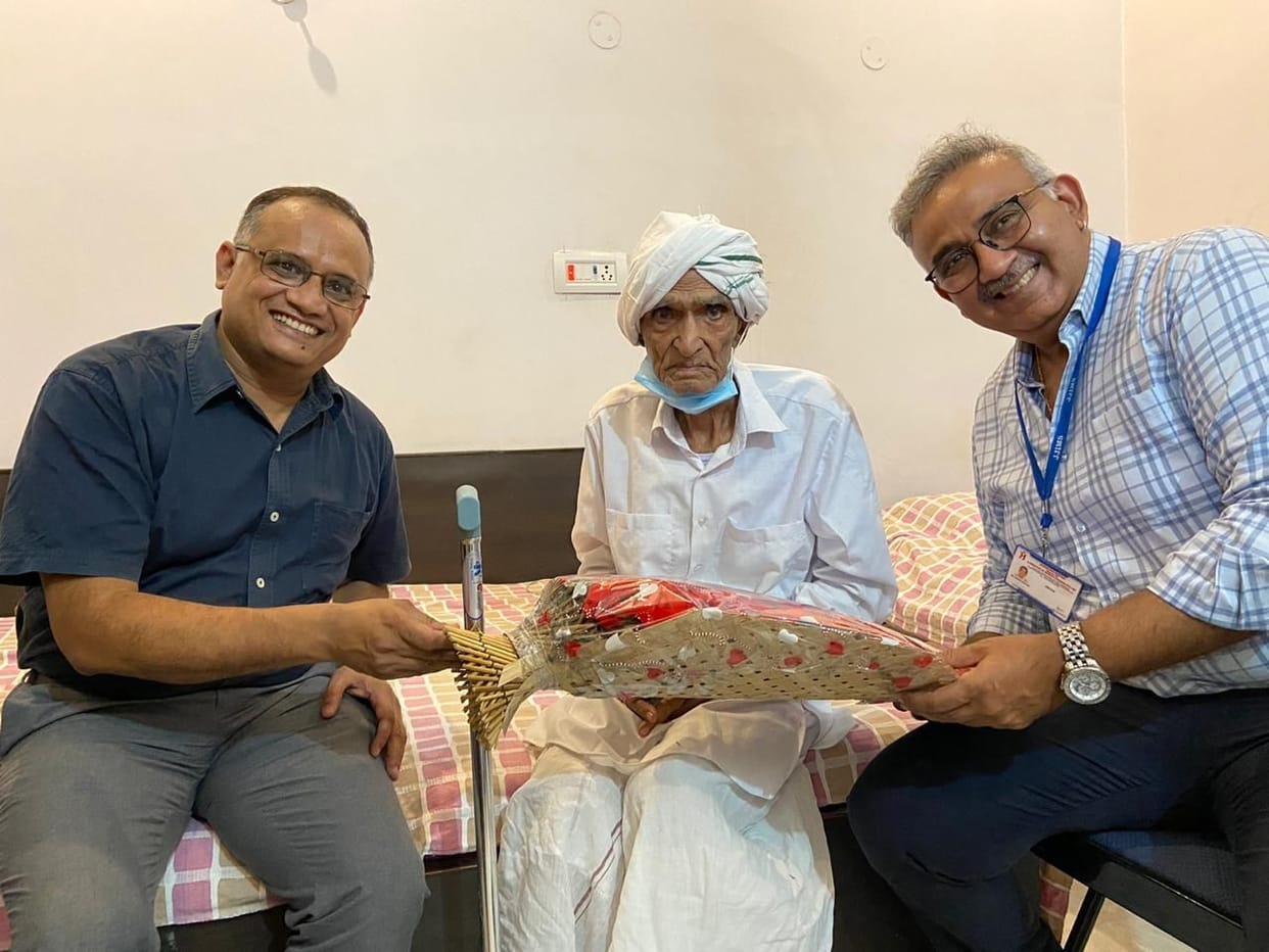 95-year-old veteran beats Corona