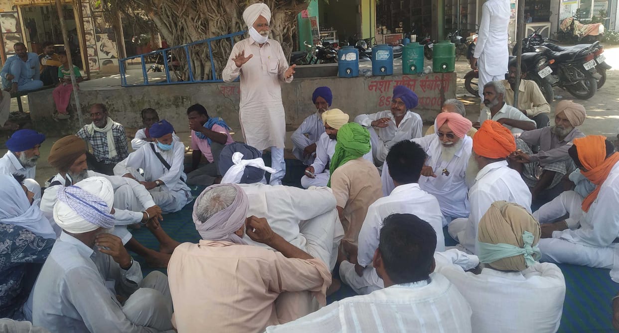 protest,farmer,sirsa news