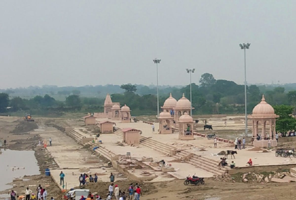 rapti river ramghat construction like sabarmati river in Gorakhpur