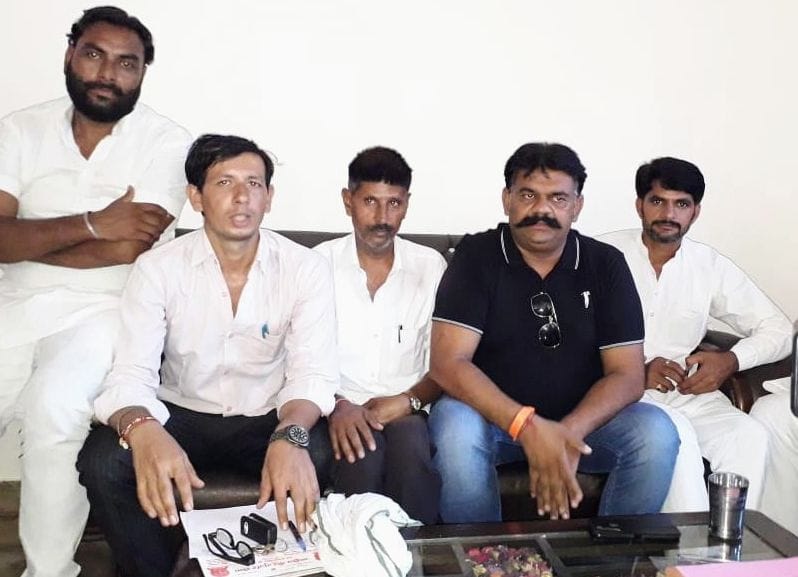 the ngurjer sena stend in front of bjp mls for a matter