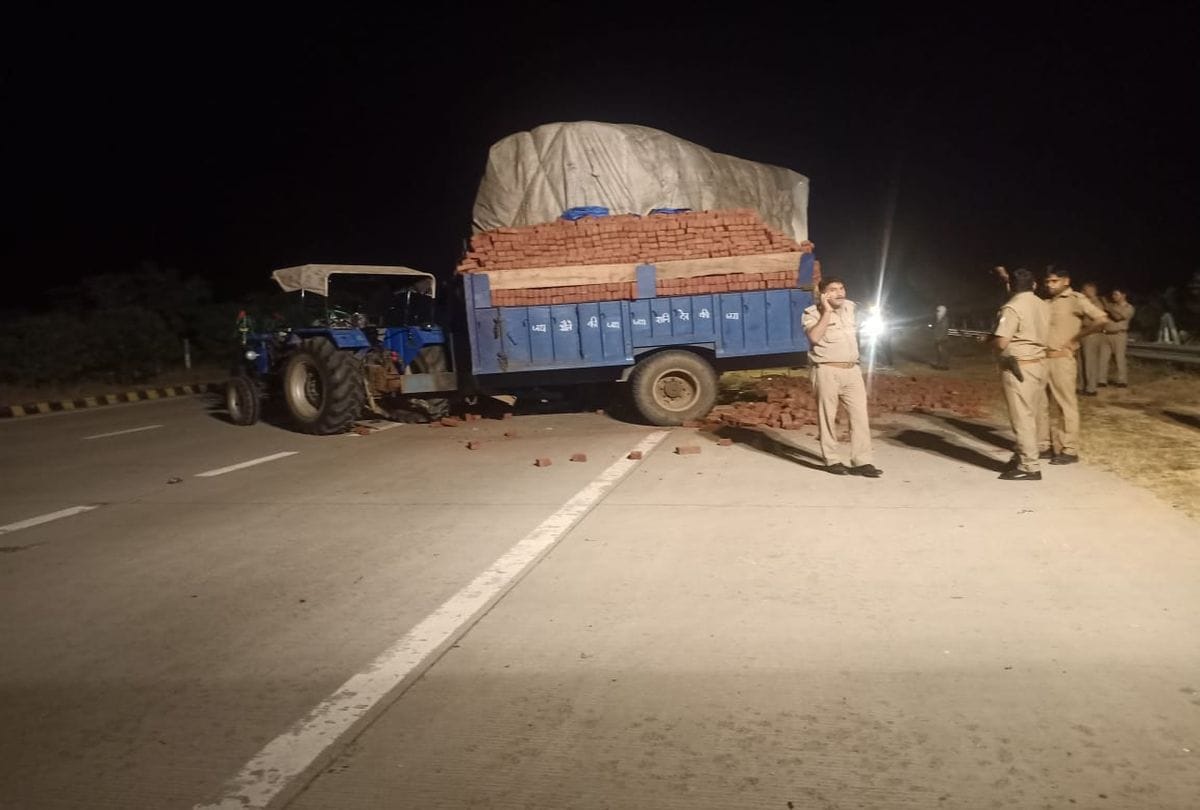 Policeman Injured After Accident On Yamuna Expressway