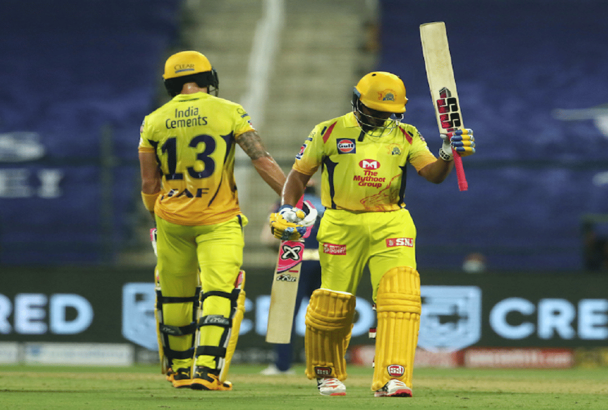 IPL 2020: Rayudu and Duplessis half-century innings, Chennai Super Kings starts by defeating Mumbai Indians