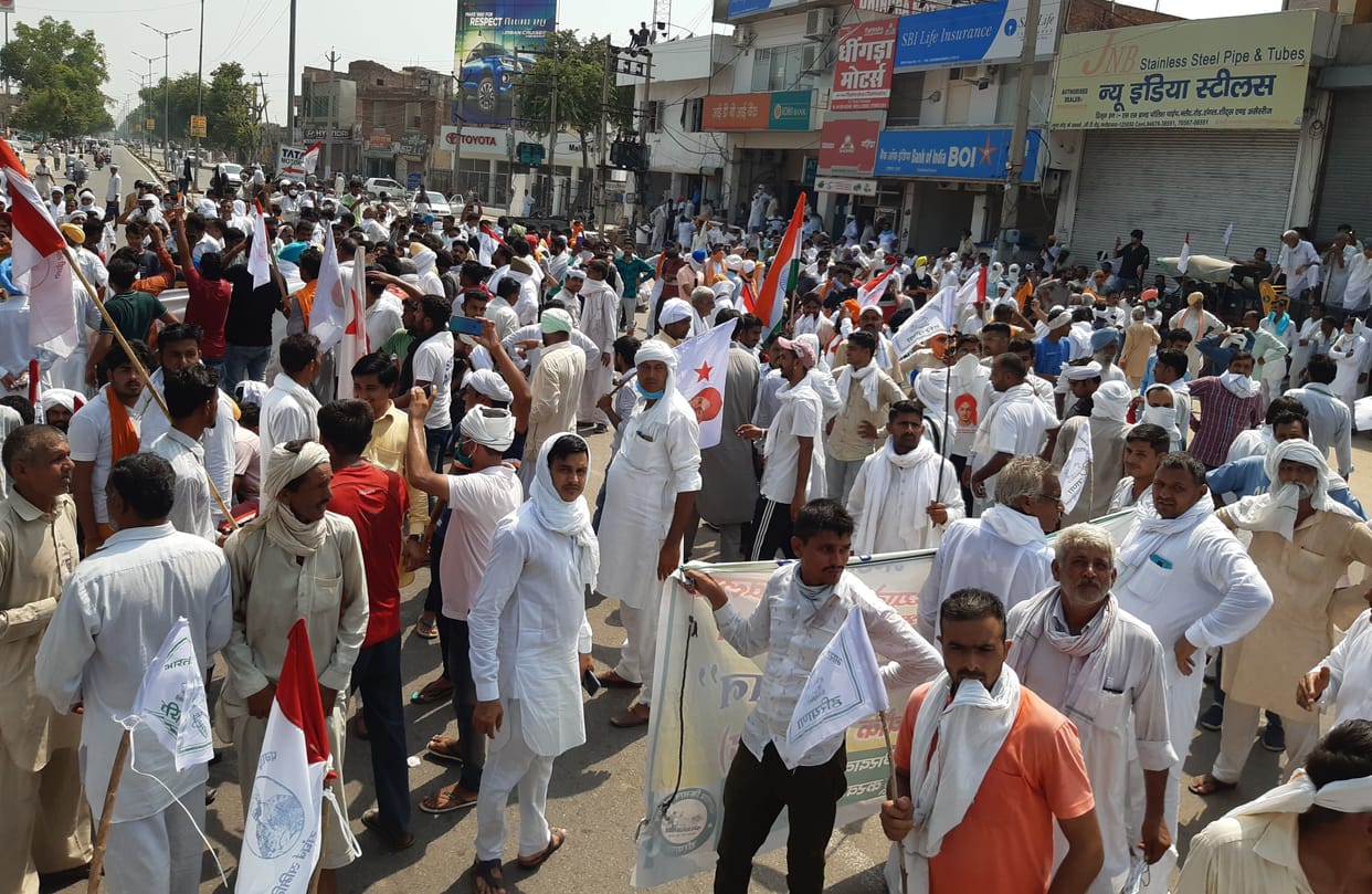 Farmer protest,fatehabad news