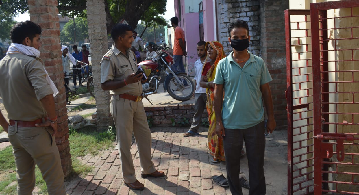 Hathras: Statues broken in Shiva temple, resentment among people