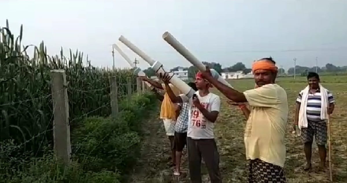 Young man made amazing gun machine farmers are getting relief so also the source of income in ghazipur