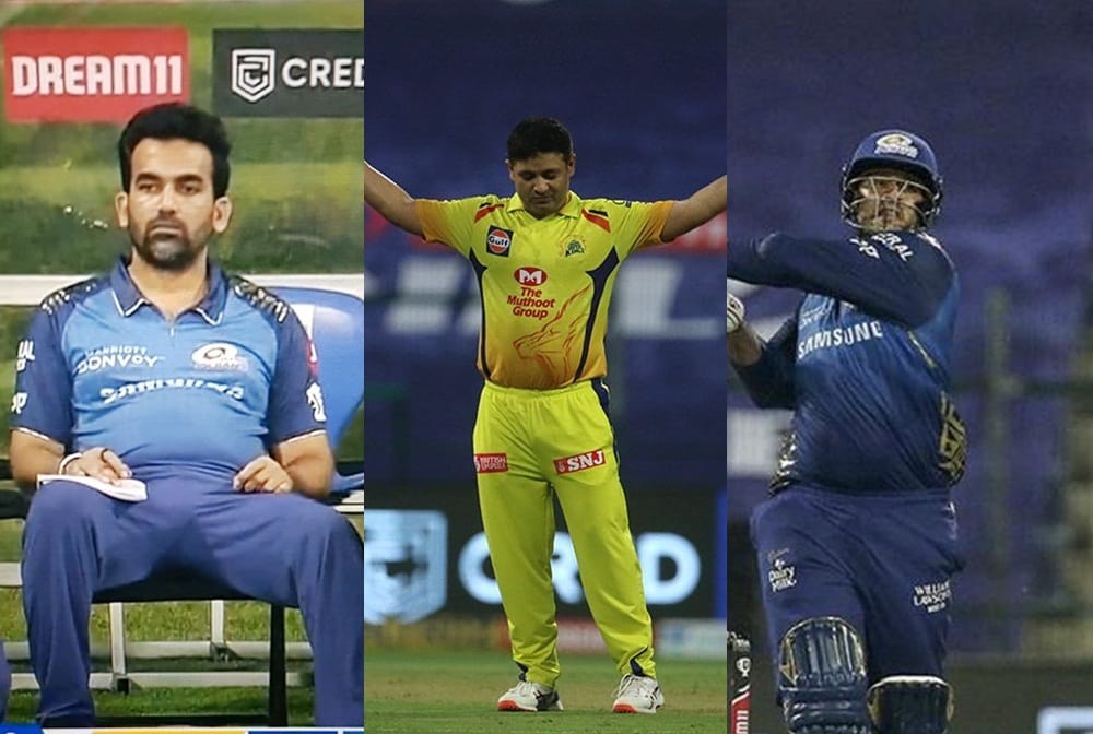 IPL 2020: fatness of the players and mentor in csk vs mi match 