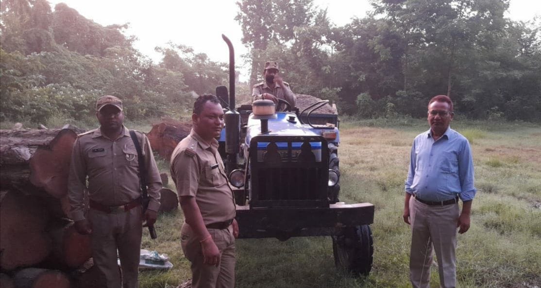 Forest Department Seized Tractor