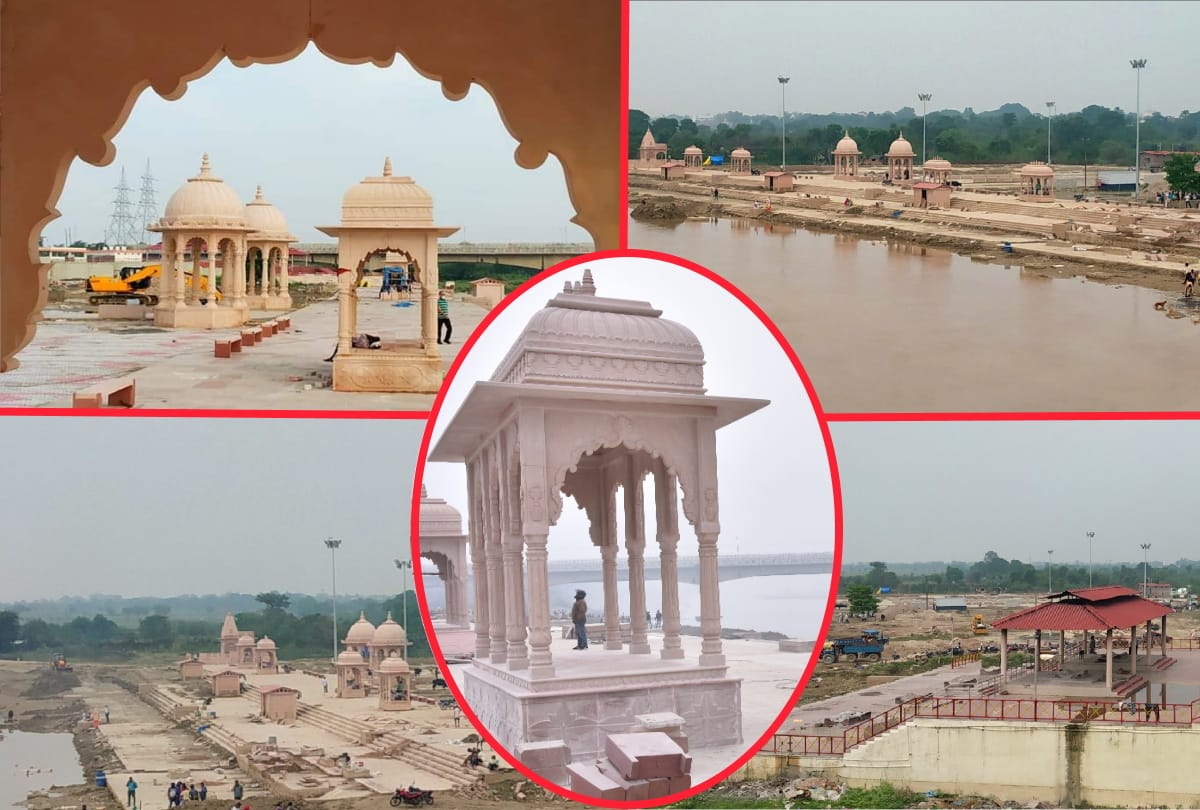rapti river ramghat construction like sabarmati river in Gorakhpur