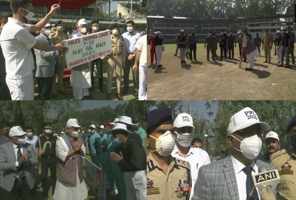 Jammu kashmir lieutenant governor manoj sinha inaugurates t20 police premiere league