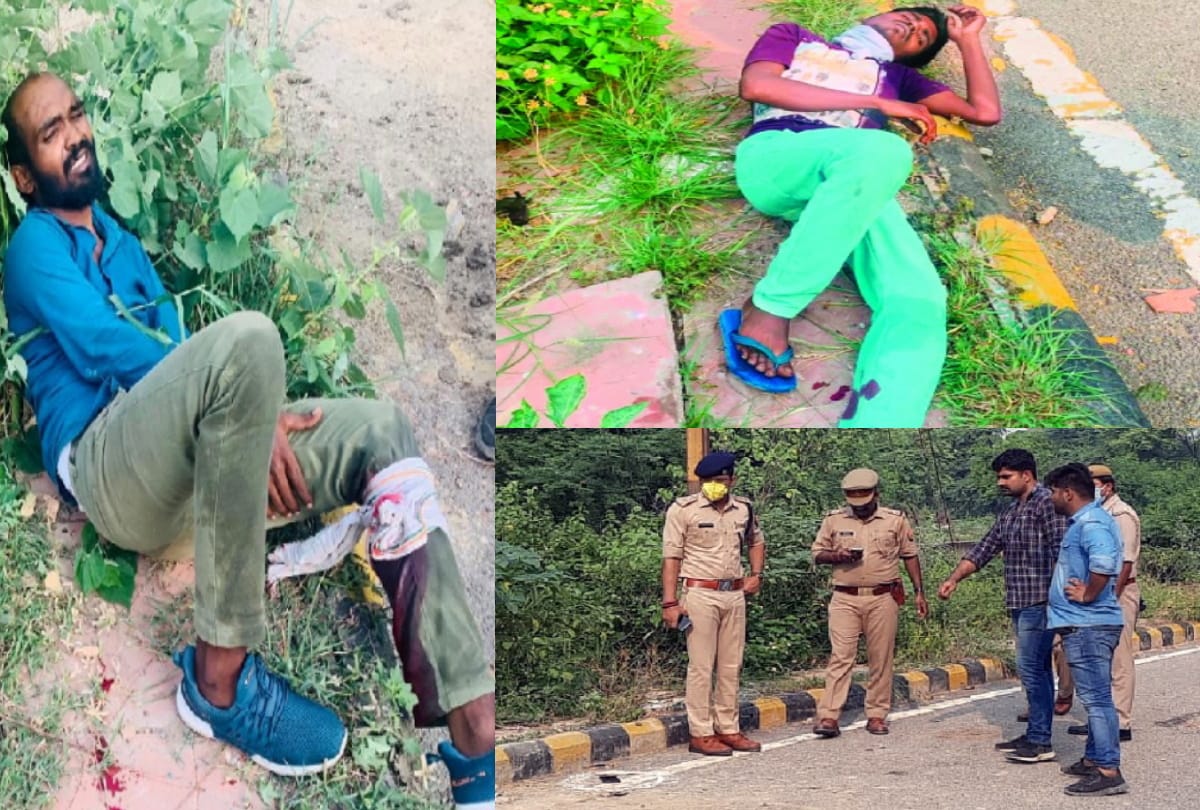 Criminals come from delhi loot mobile in greater noida two arrest in encounter