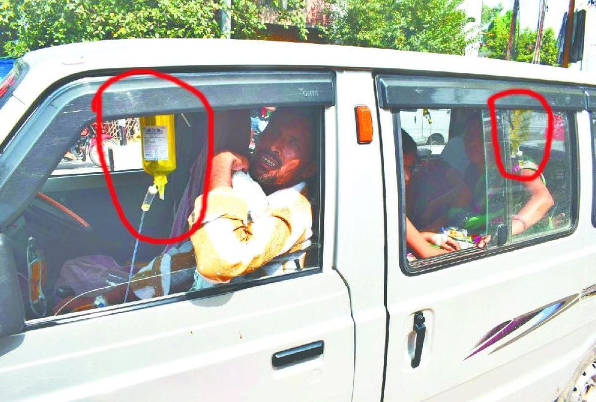 Patients Treatment In Maruti Van By Jholachap In Mainpuri
