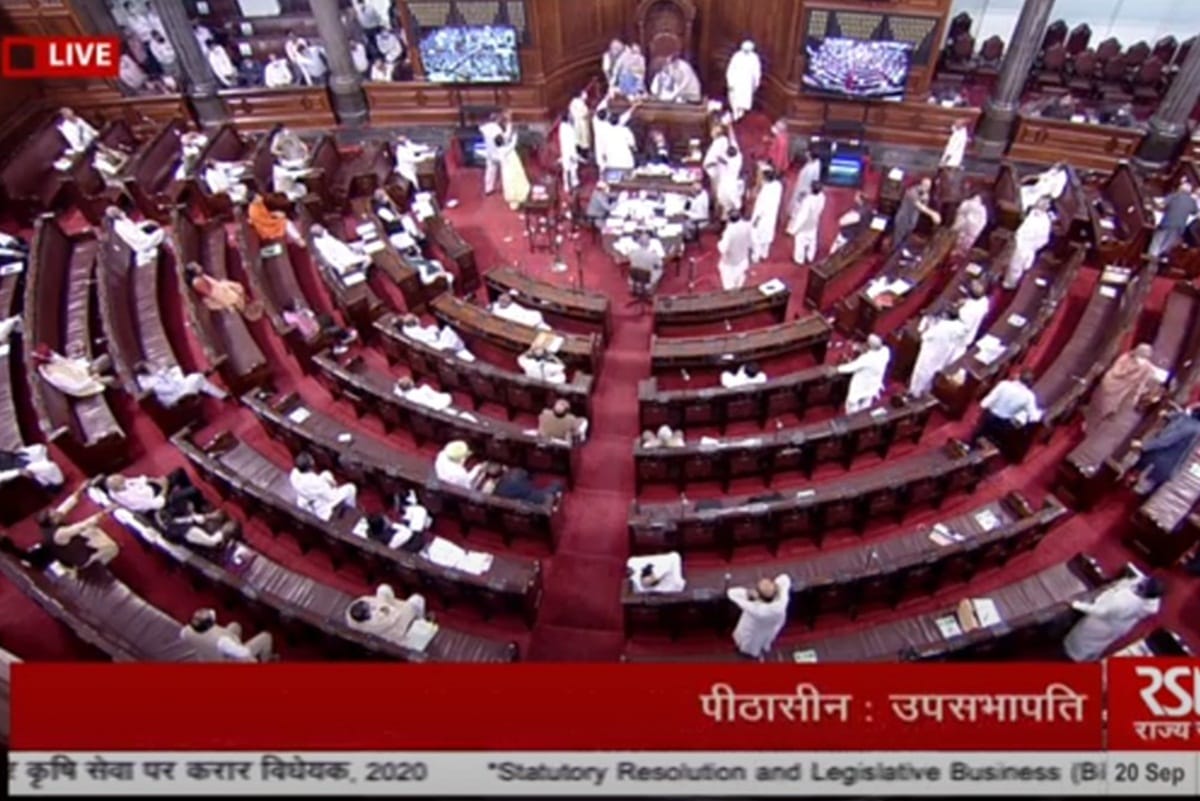 farm bill passed from rajyasabha from voice vote amid opposition uproar congress tmc dmk shivsena pm modi
