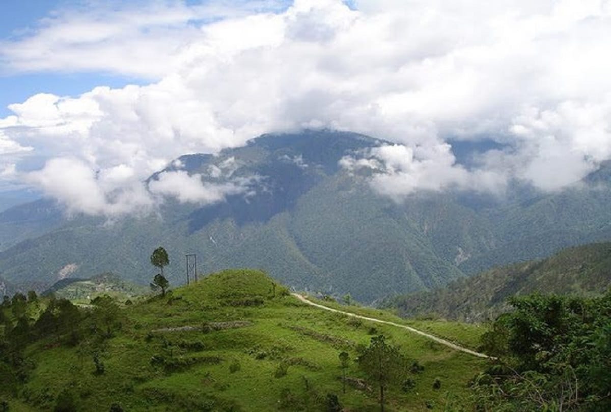 Beautiful hill station Ranikhet in India