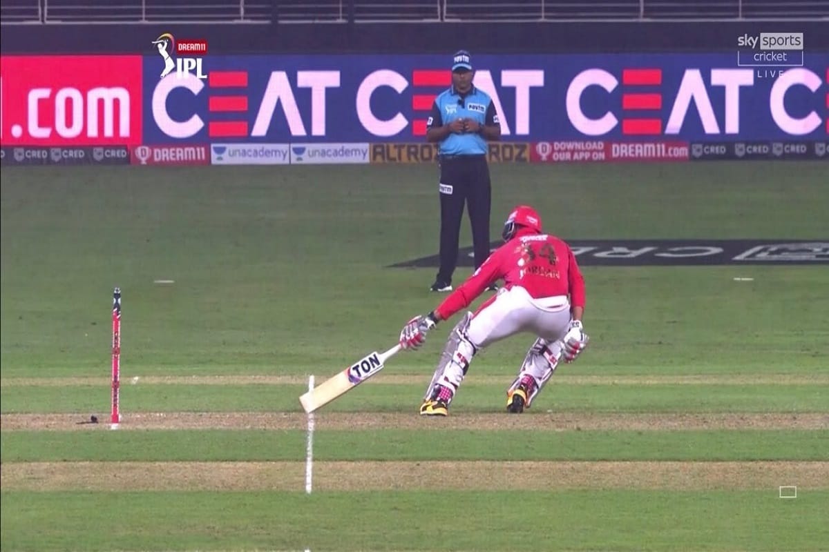 IPL 2020 preity zinta blast umpire over chris jordan controversial on run shot in ipl