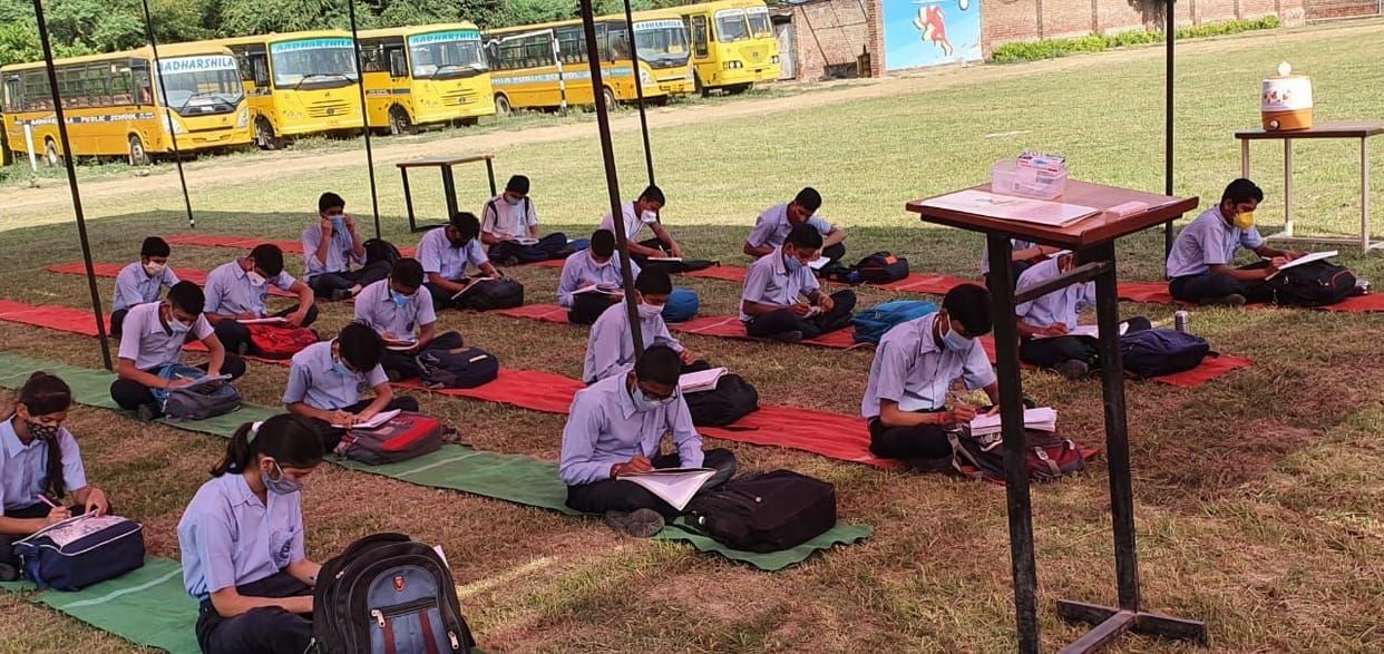 Schools open after six months, students arrive for counseling