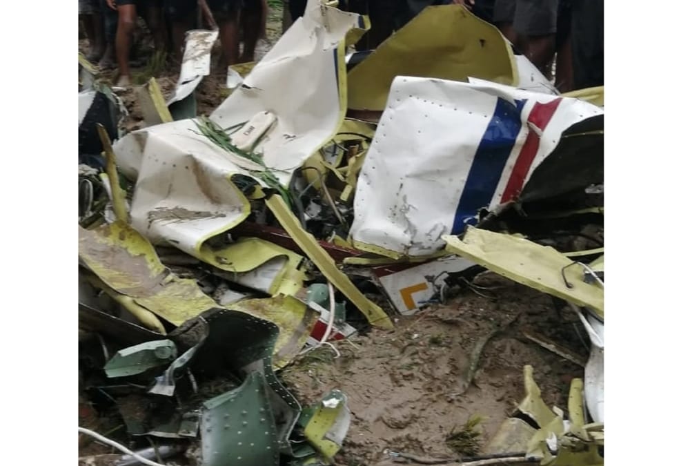 Aircraft which was crashed in azamgarh took off from Raebareli.