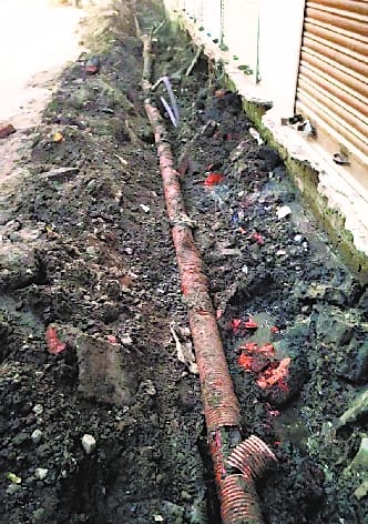 JCB uprooted underground cable in old city, blacked out for hours