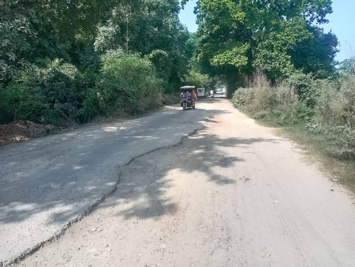 The Bassera-Bhokheri road made trouble for the people