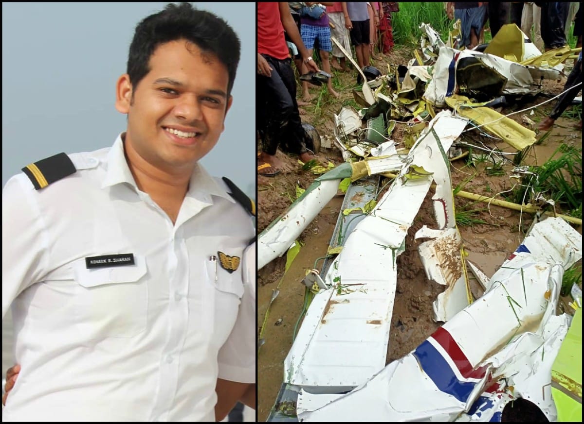Azamgarh chartered aircraft plane crash Konark Sharan was the only brother among three sisters, see photos